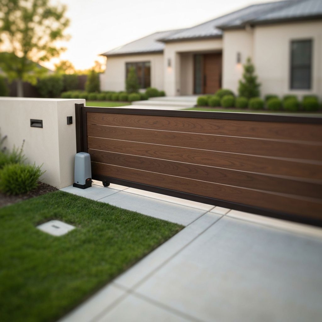 Sliding gate automation